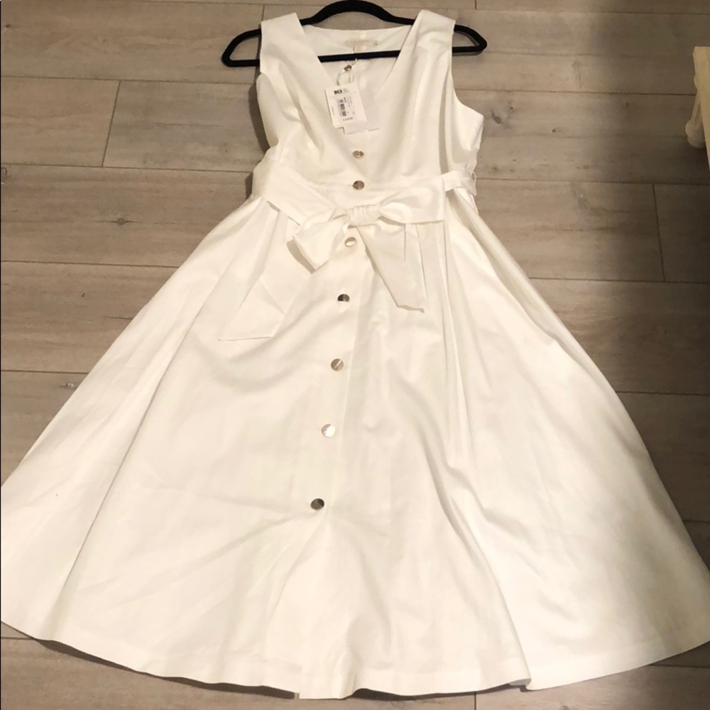 Ted Baker button down midi dress